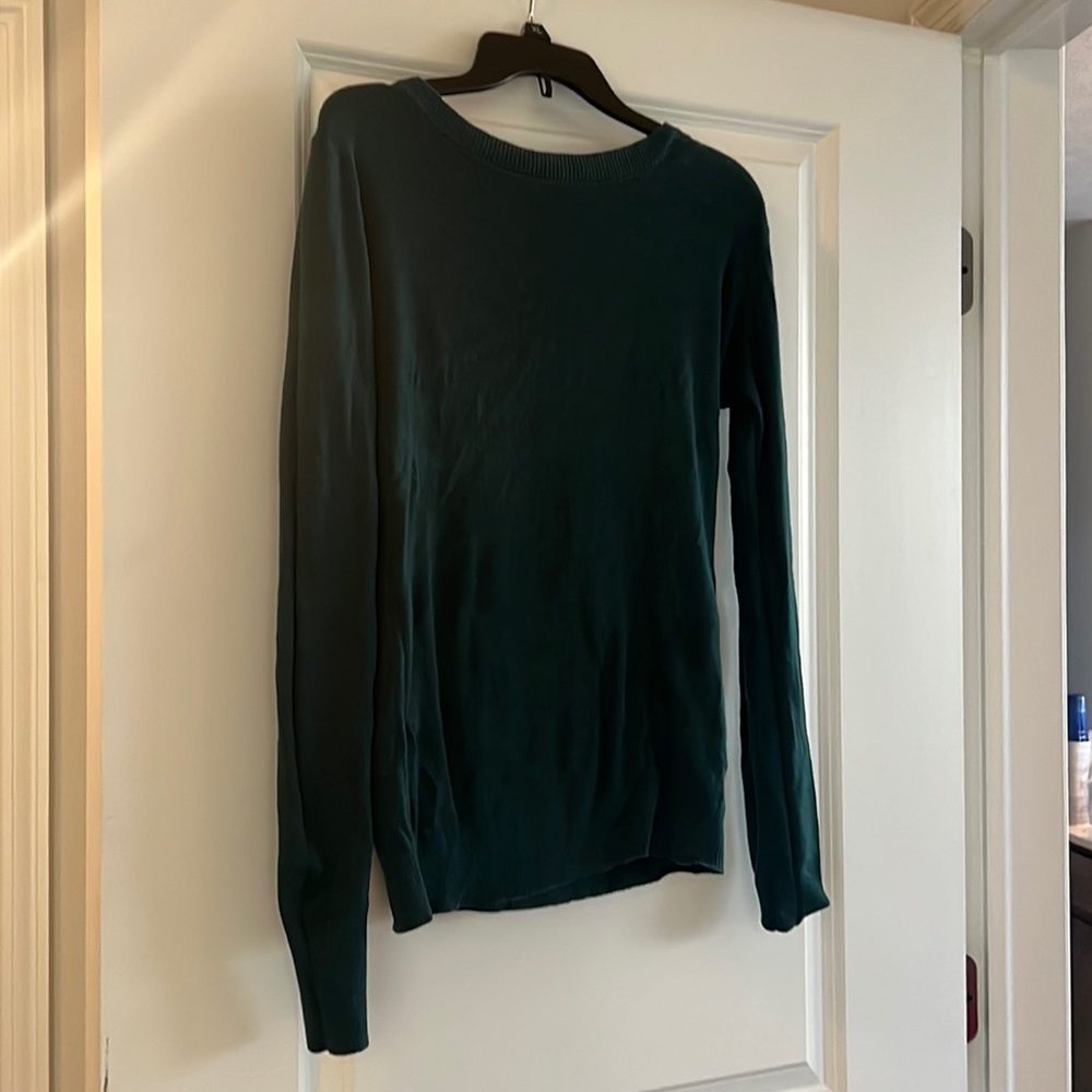 Express Hunter Green lightweight long sleeve Sweater